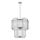 Zuma Line - Żyrandol na łańcuchu 8xE14/60W/230V chrom błyszczący