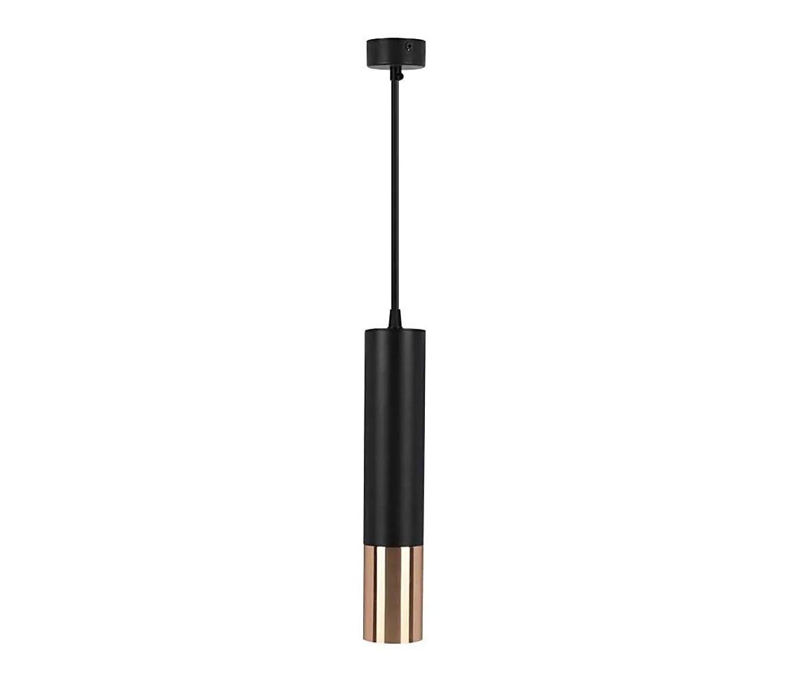 Żyrandol 1xGU10/35W/230V 30 cm czarny/złoty