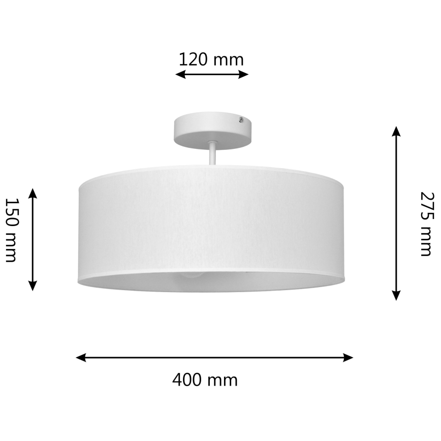 Żyrandol ALBA 3xE27/15W/230V biały