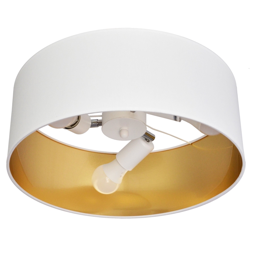 Żyrandol ALBA 3xE27/15W/230V biały/złoty