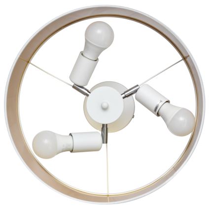 Żyrandol ALBA 3xE27/15W/230V biały/złoty