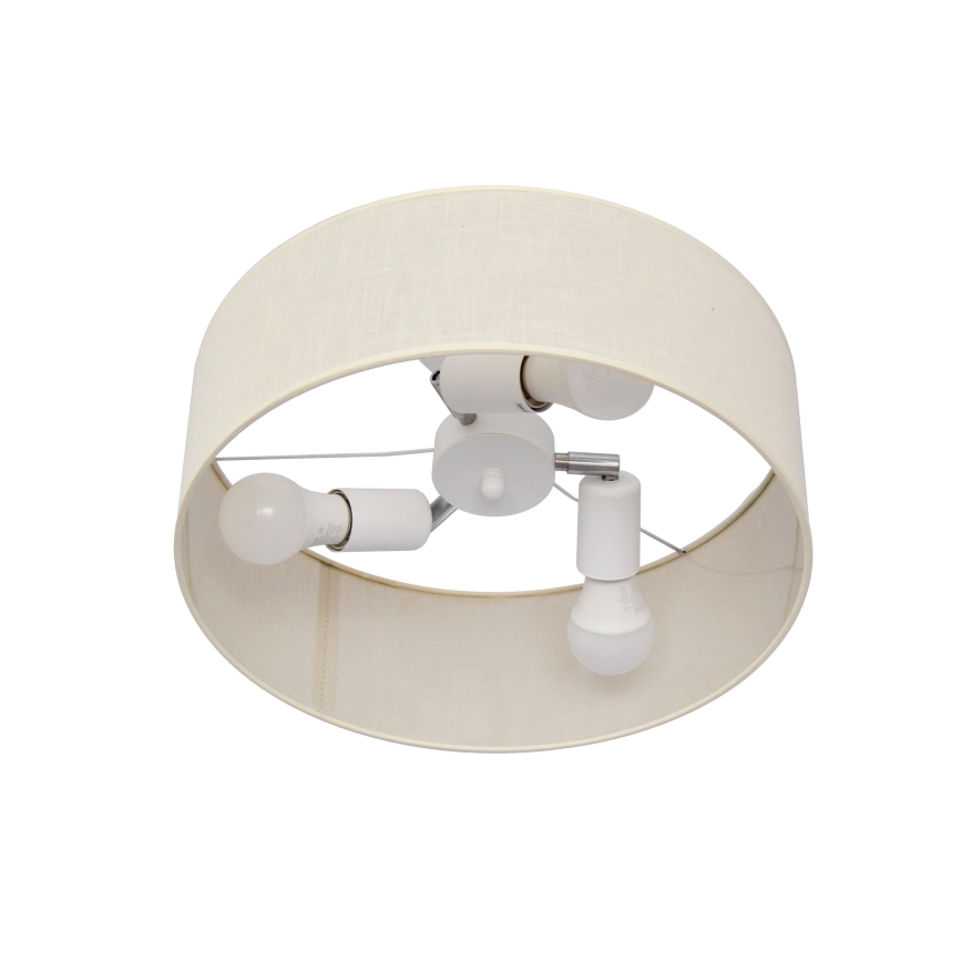 Żyrandol ALBA 3xE27/15W/230V kremowy