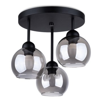 Żyrandol ALINO 3xE27/60W/230V czarny