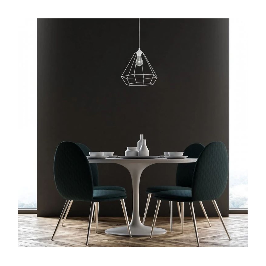 Żyrandol ALMA 1xE27/60W/230V biały