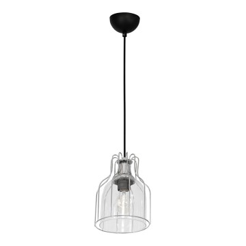 Żyrandol ARIA 1xE27/60W/230V czarny