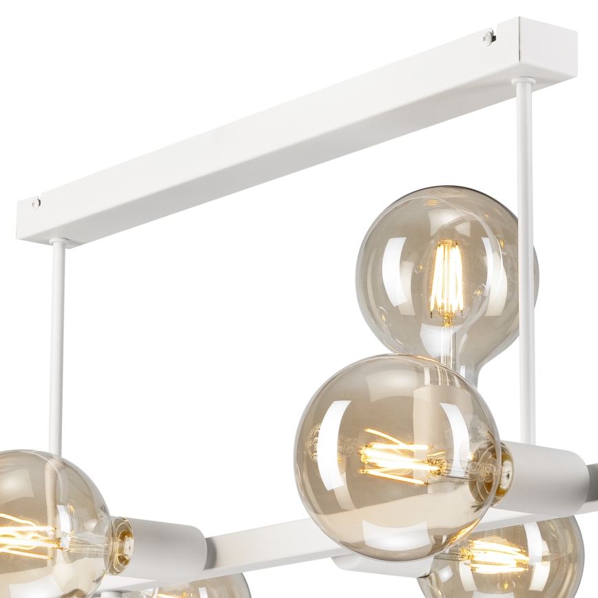 Żyrandol ASTRID 8xE27/60W/230V biały