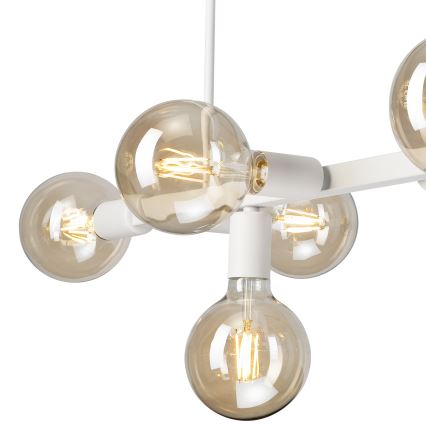 Żyrandol ASTRID 8xE27/60W/230V biały