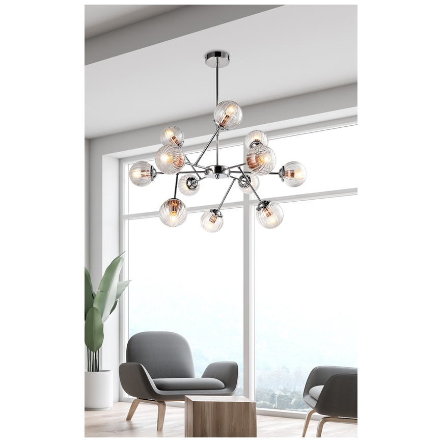Żyrandol BEST 12xE14/40W/230V
