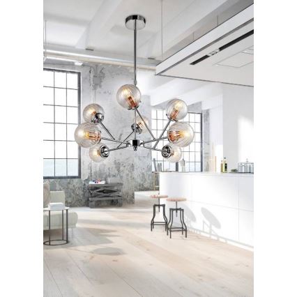 Żyrandol BEST 8xE14/40W/230V