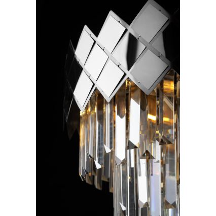 Żyrandol CARISMA 9xE14/40W/230V matowy chrom