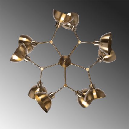 Żyrandol DRAM 10xE27/40W/230V