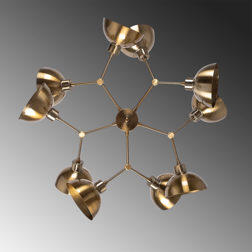 Żyrandol DRAM 10xE27/40W/230V