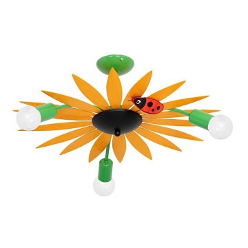 Żyrandol dziecięcy BIEDRONKA 3XE27/60W/230V