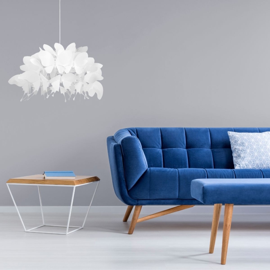 Żyrandol dziecięcy FARFALLA 1xE27/60W/230V biały