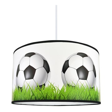 Żyrandol dziecięcy FOOTBALLS 1xE27/60W/230V