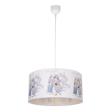 Żyrandol dziecięcy GIRLS VIBES 1xE27/60W/230V śr. 40 cm Paris