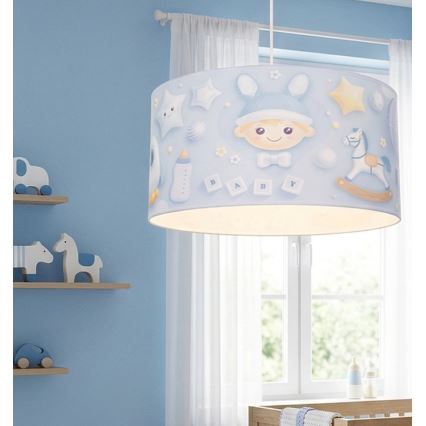 Żyrandol dziecięcy KIDS ROOM 1xE27/60W/230V śr. 40 cm kosmonauta