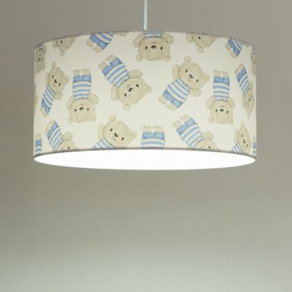 Żyrandol dziecięcy KIDS ROOM 1xE27/60W/230V śr. 40 cm miś