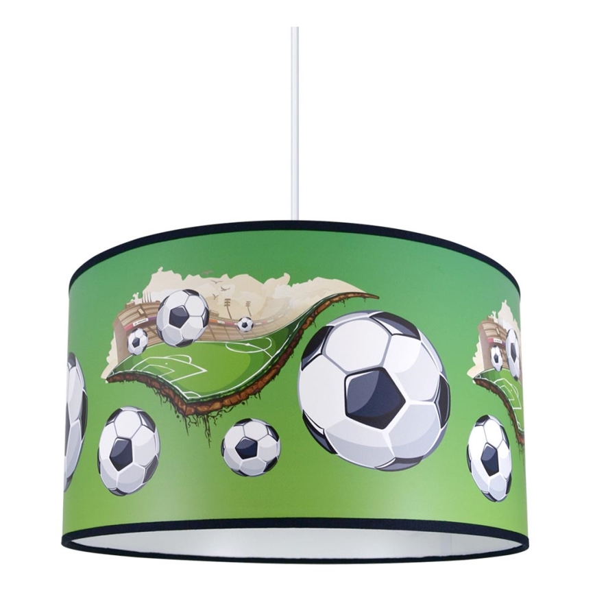 Żyrandol dziecięcy na lince FOOTBALL 1xE27/60W/230V