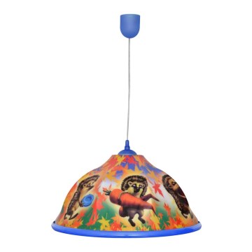 Żyrandol dziecięcy na lince HEDGEHOG 1xE27/15W/230V