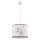 Żyrandol dziecięcy na lince OWLS 1xE27/15W/230V śr. 40 cm sowy