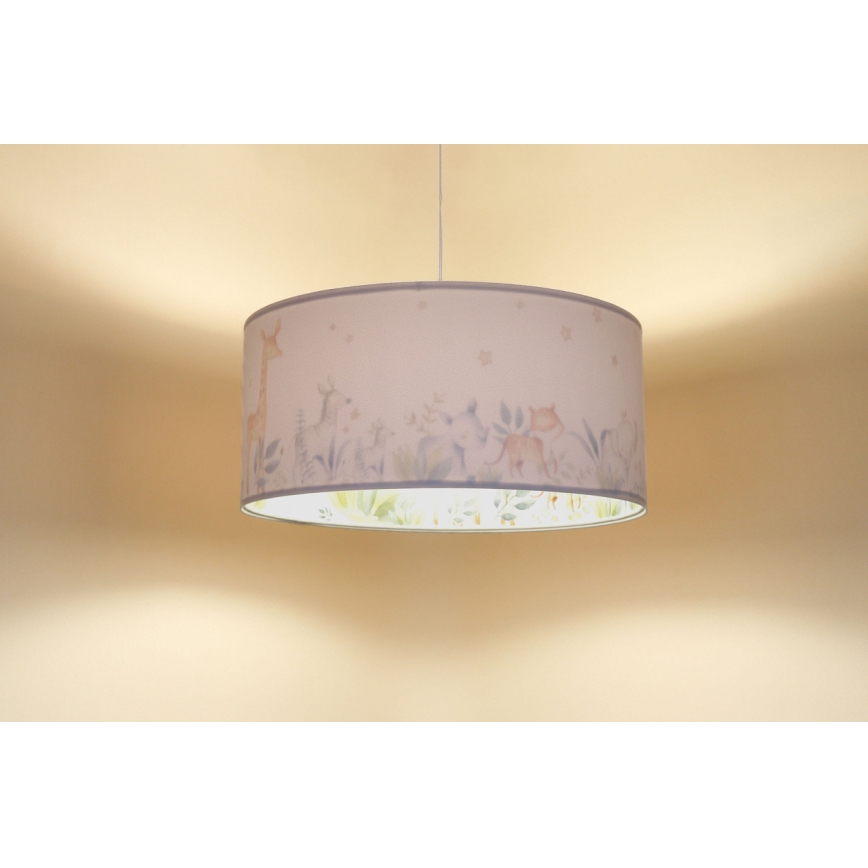 Żyrandol dziecięcy na lince SWEET DREAMS 1xE27/60W/230V śr. 30 cm