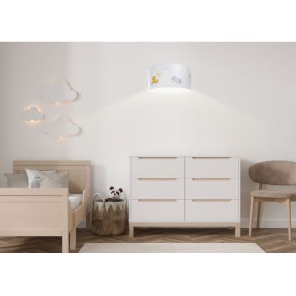 Żyrandol dziecięcy na lince SWEET DREAMS 1xE27/60W/230V śr. 30 cm