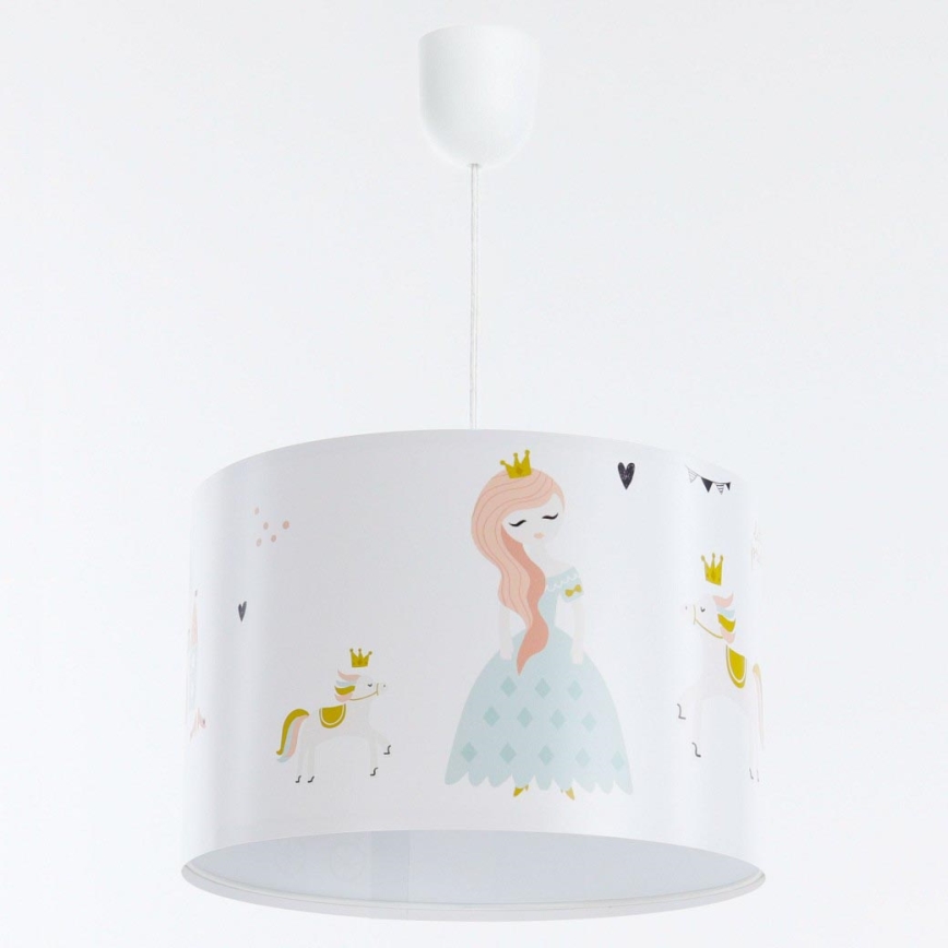 Żyrandol dziecięcy na lince SWEET DREAMS 1xE27/60W/230V śr. 30 cm