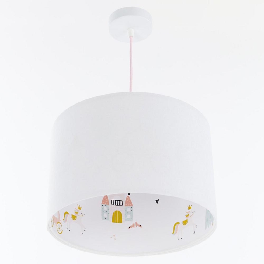 Żyrandol dziecięcy na lince SWEET DREAMS 1xE27/60W/230V śr. 30 cm