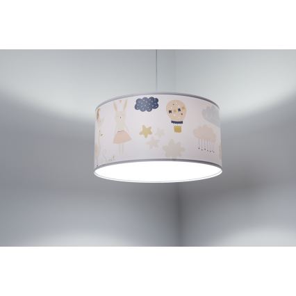 Żyrandol dziecięcy na lince SWEET DREAMS 1xE27/60W/230V śr. 30 cm