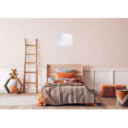 Żyrandol dziecięcy na lince SWEET DREAMS 1xE27/60W/230V śr. 30 cm