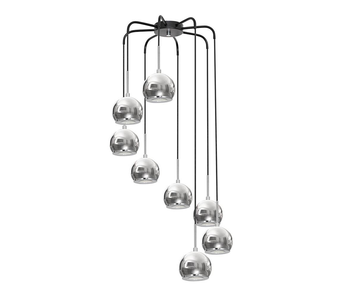 Żyrandol GERD 8xGU10/8W/230V chrom błyszczący