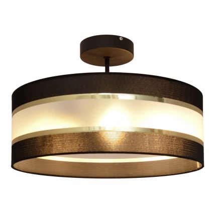 Żyrandol HELEN 3xE27/15W/230V czarny/złoty