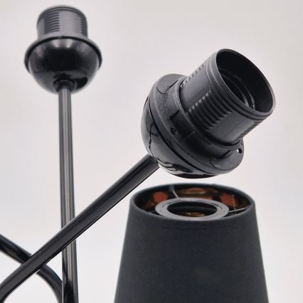 Żyrandol IRMA 3xE27/15W/230V czarny