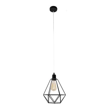 Żyrandol KARO 1xE27/15W/230V czarny
