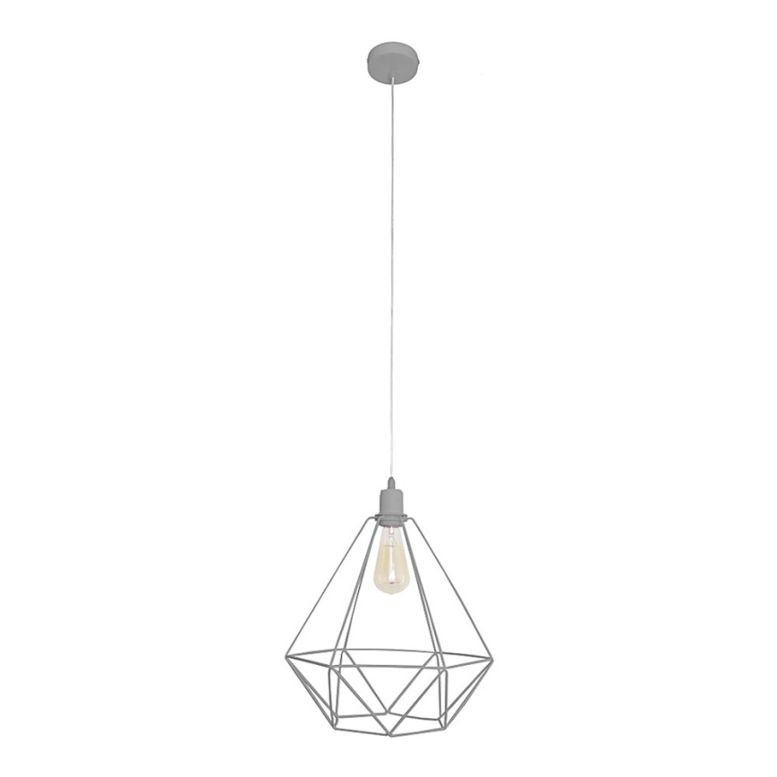 Żyrandol KARO LARGE 1xE27/15W/230V szary