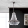 Żyrandol kryształowy na łańcuchu ARILA 3xE27/60W/230V śr. 40 cm brązowy/patyna