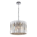 Żyrandol kryształowy na łańcuchu RITZ 7xE14/40W/230V chrom błyszczący