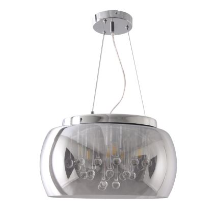 Żyrandol kryształowy na lince ROMEO 6xG9/8W/230V
