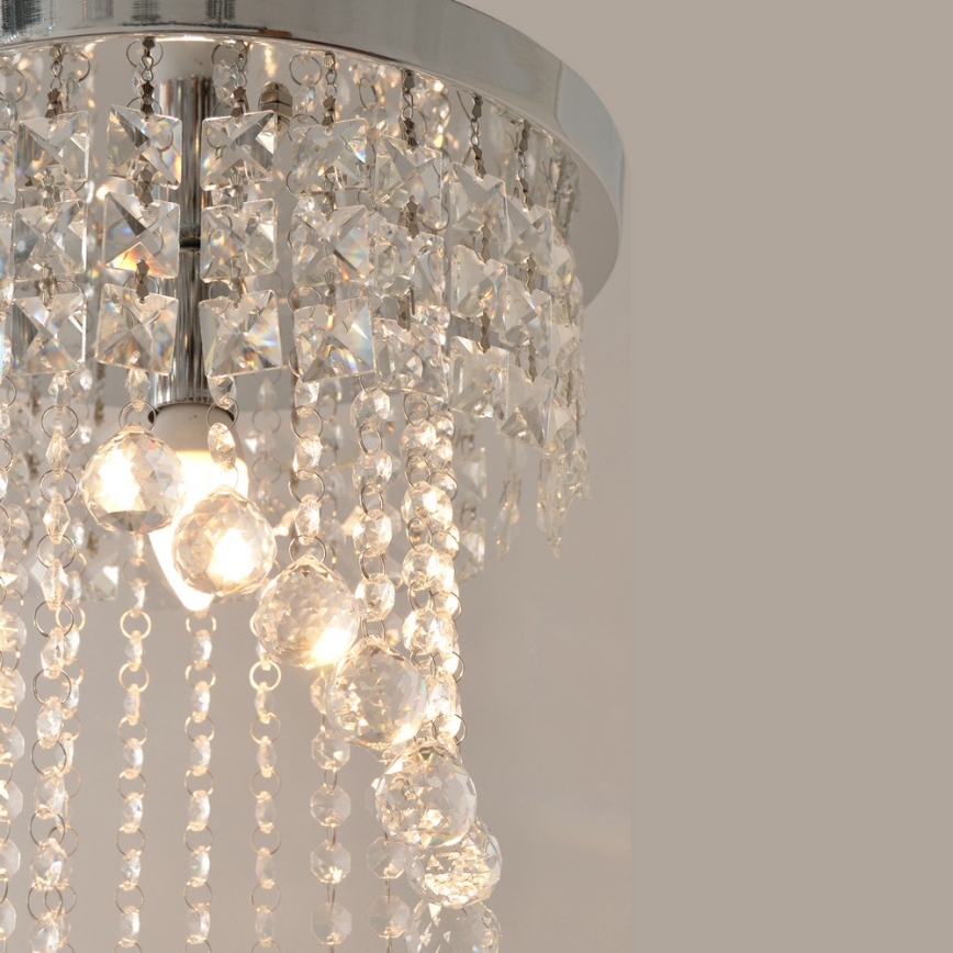 Żyrandol kryształowy natynkowy DOLORES 1xE14/60W/230V