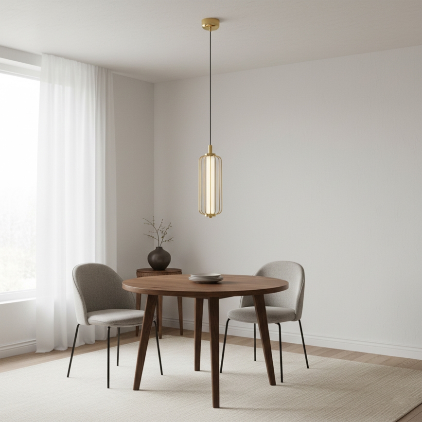 Żyrandol LED na lince BONNIE LED/15W/230V 3000K złoty