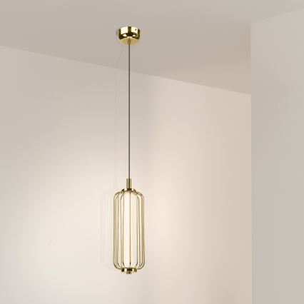 Żyrandol LED na lince BONNIE LED/15W/230V 3000K złoty