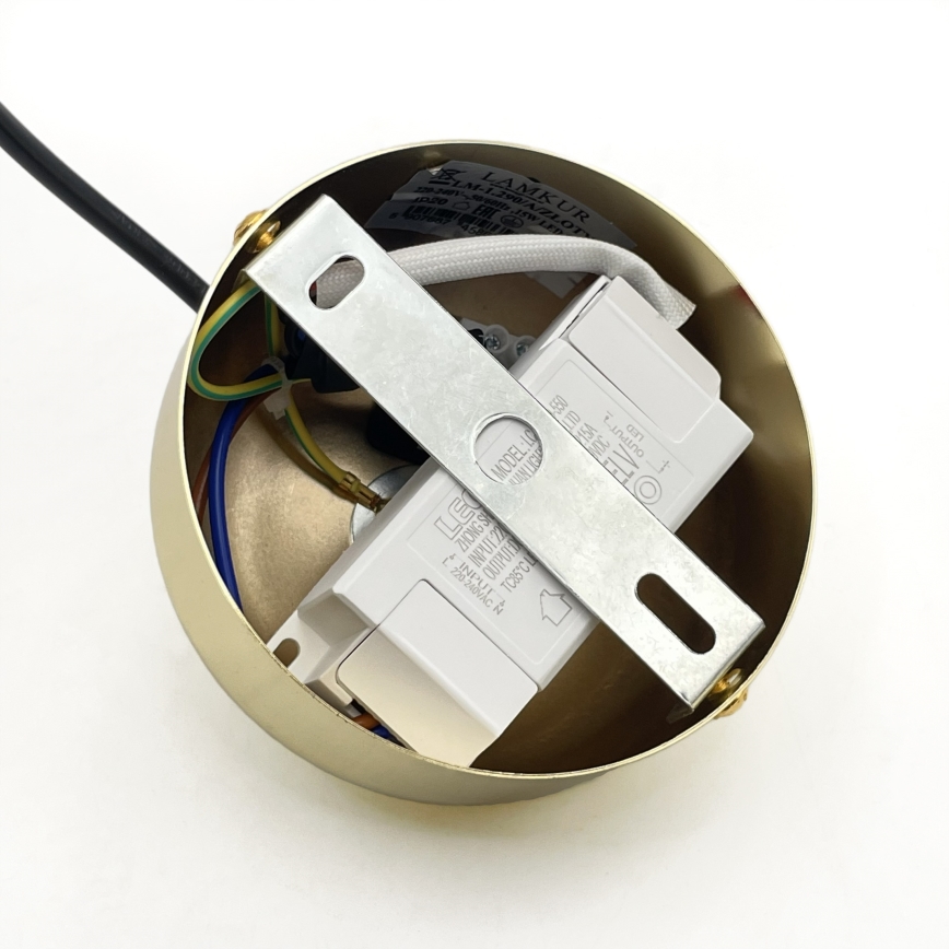 Żyrandol LED na lince BONNIE LED/15W/230V 3000K złoty