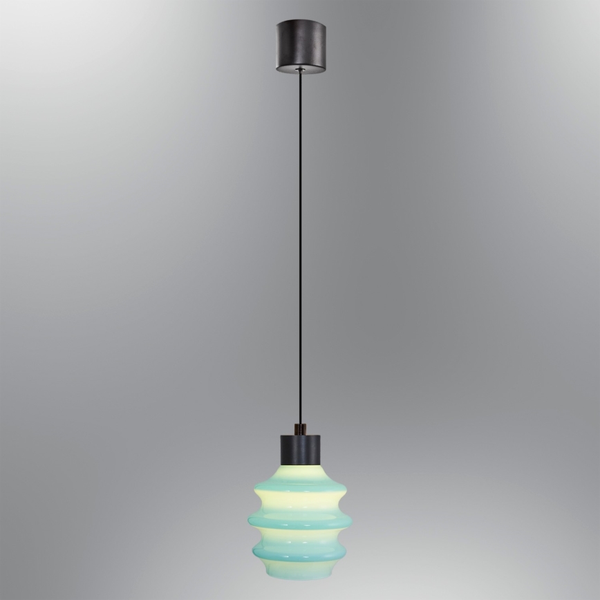 Żyrandol LED na lince CACTUS LED/3W/230V 3000K czarny/niebieski