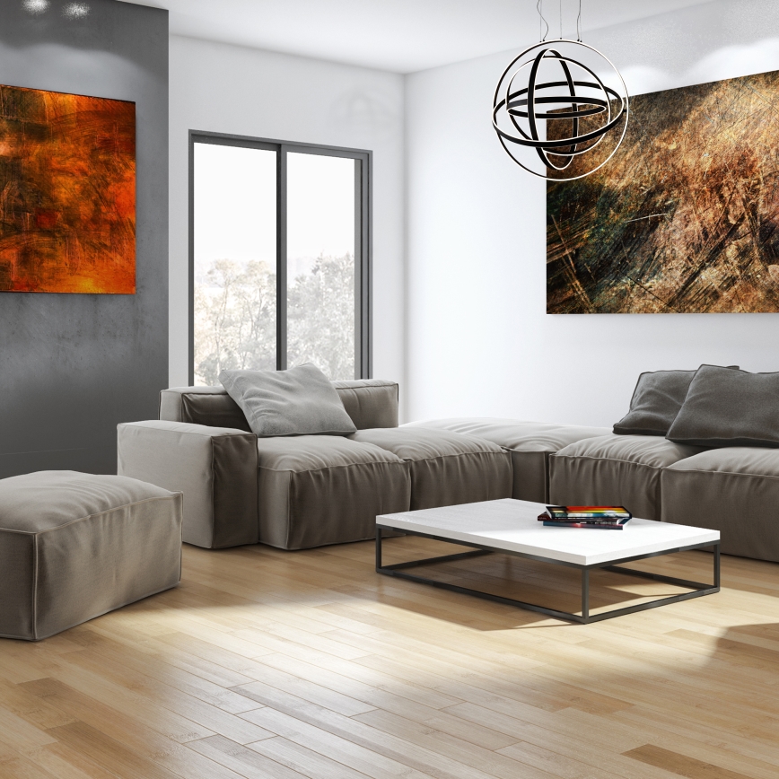 Žyrandol LED na lince COPERNICUS LED/260W/230V czarny