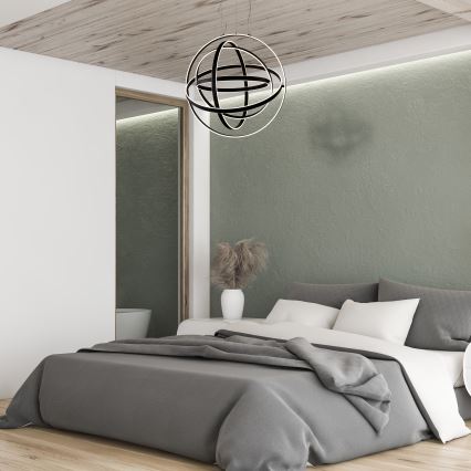 Žyrandol LED na lince COPERNICUS LED/260W/230V czarny