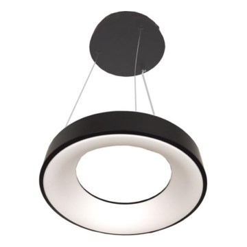 Žyrandol LED na lince DRAX LED/32W/230V 4000K Ø 38 cm czarny