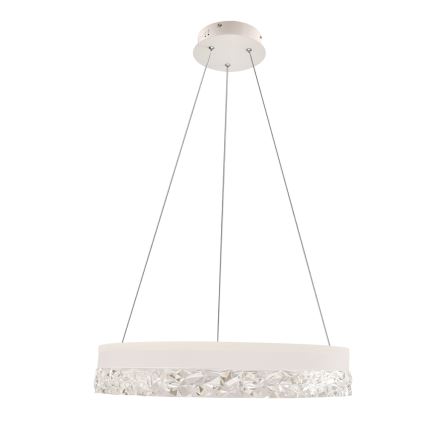 Żyrandol LED na lince FROZI LED/32W/230V Ø 50 cm biały