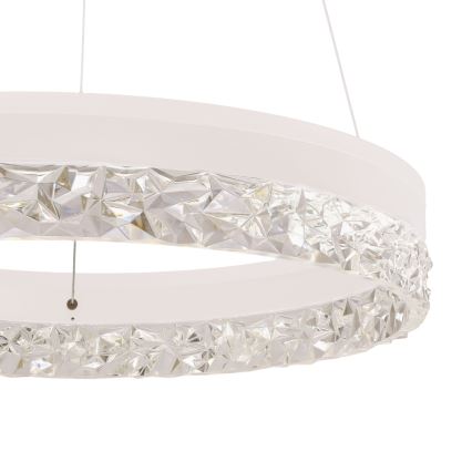Żyrandol LED na lince FROZI LED/32W/230V Ø 50 cm biały