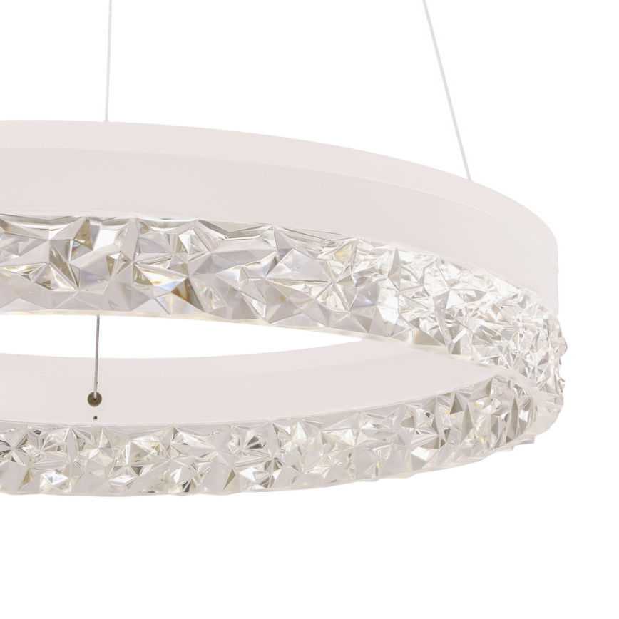 Żyrandol LED na lince FROZI LED/32W/230V Ø 50 cm biały